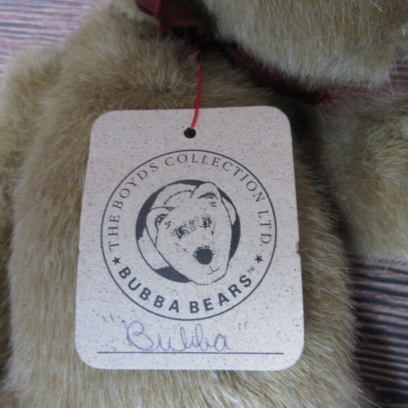 Boyds Bears BUBBA BEARS Plush 16" face jointed twist Vintage 1990 - Picture 8 of 8